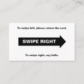 Reële kaart met SWIFT Visitekaartje (Voorkant)