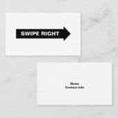 Reële kaart met SWIFT Visitekaartje (Voorkant / Achterkant)