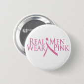 reële mannen draag roze 2009 ronde button 5,7 cm (Voorkant /achterkant)