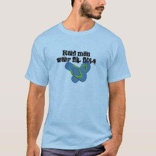 Reële Mannen Draag Teenslippers T-shirt