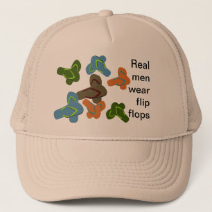 Reële Mannen Draag Teenslippers Trucker Pet