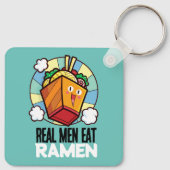  reële Mannen Eat Ramen Sleutelhanger (Achterkant)