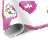 Reële  roze en groenboek over de onmiddellijke ver cadeaupapier (Rol Hoek)