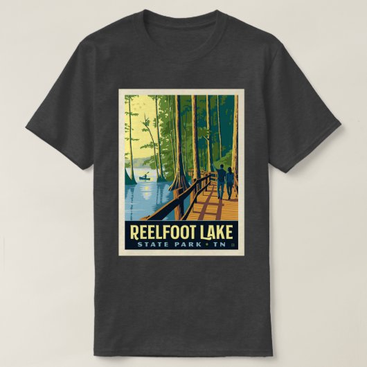 Reelfoot Lake State Park Tennessee T-shirt (Design voorkant)