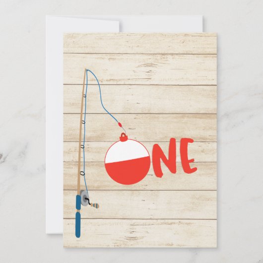 Reeling in de grote eerste verjaardag kaart (Achterkant)