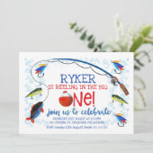 Reeling In De Grote Verjaardag Uitnodiging (Staand voorkant)