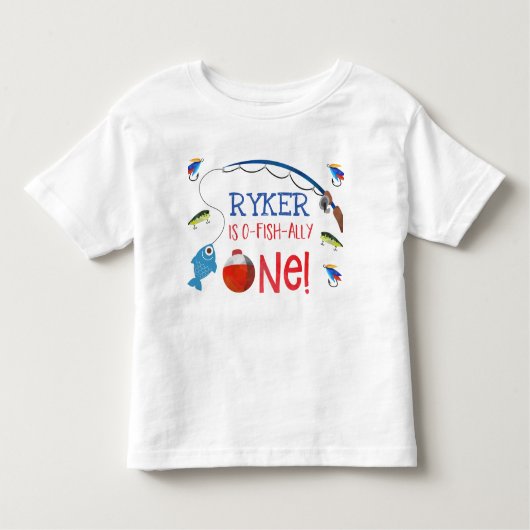 Reeling in het grote eerste verjaardagsshirt kinder shirts (Voorkant)