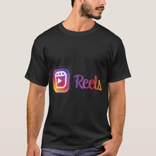 Reels Instagram retro retro T-shirt (Voorkant)