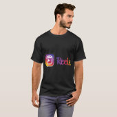 Reels Instagram retro retro T-shirt (Voorkant volledig)