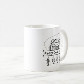 "Reely Cool Dad" Fishing Mug Koffiemok (Voorkant rechts)