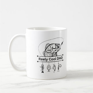 "Reely Cool Dad" Fishing Mug Koffiemok