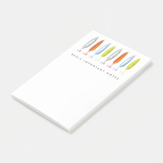 Reely Important Notes Vist Aas Post-it Notes (Schuin)