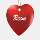 Reem Ornament Heart (Links)