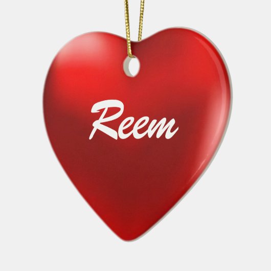 Reem Ornament Heart (Links)