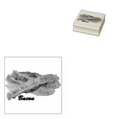 Reepjes bacon rubberstempel (Gestempeld)