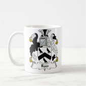 Rees Family Crest Koffiemok (Links)