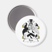 Rees Family Crest Magneet (Voorkant / Achterkant)
