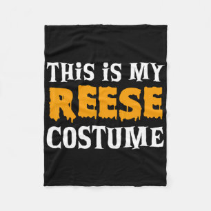 Reese Halloween gepersonaliseerde kostuum grappig Fleece Deken