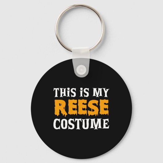 Reese Halloween gepersonaliseerde kostuum grappig Sleutelhanger (Voorkant)