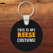 Reese Halloween gepersonaliseerde kostuum grappig Sleutelhanger (Voorkant)