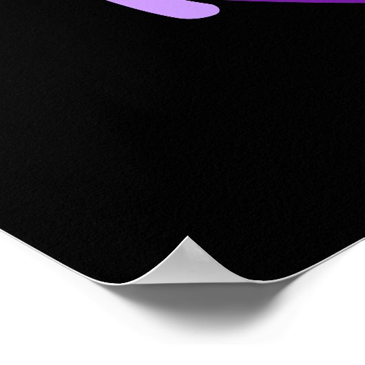 Reese in het Paars Poster (Hoek)