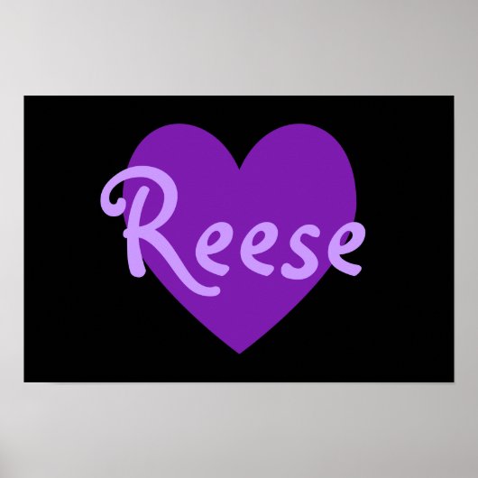 Reese in het Paars Poster (Voorkant)