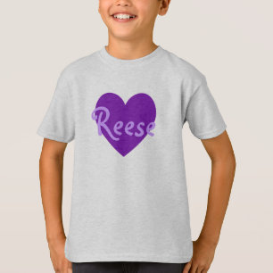 Reese in het Paars T-shirt