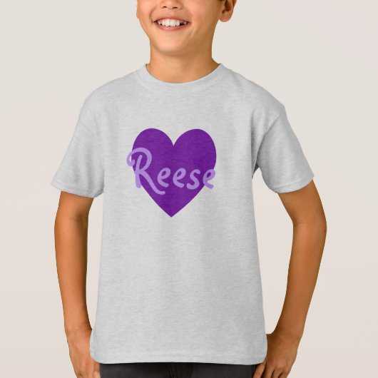 Reese in het Paars T-shirt (Voorkant)