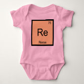 Reese Name Chemistry Element Periodic Table Romper (Voorkant)