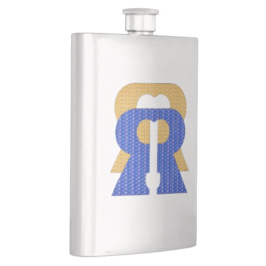 Reese Rideout Blue & Gold Fask Flacon (Rechts)