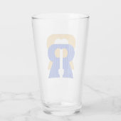 Reese Rideout Blue & Gold Glas (Achterkant)