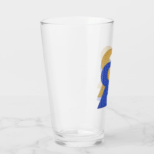 Reese Rideout Blue & Gold Glas (Rechts)