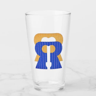 Reese Rideout Blue & Gold Glas