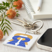 Reese Rideout Blue & Gold Sleutelhanger (Voorkant Rechts)