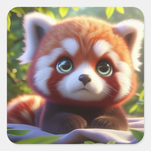 "Reese" Vierkante Sticker (Voorkant)