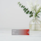 REET FACES red Mini Visitekaartje (Staand voorkant)