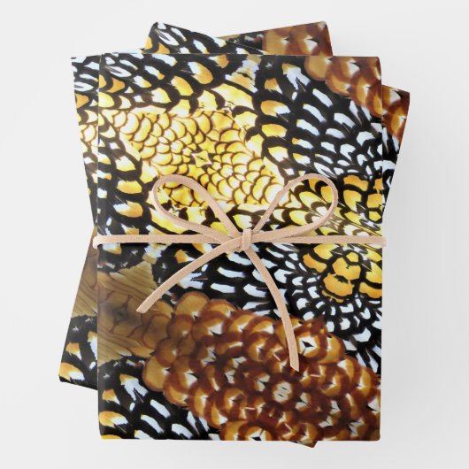 Reeve's Fazant Feathers - Inpakpapier vellen (In situ)