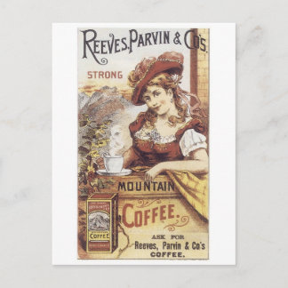 Reeves Parvin Strong Coffee Briefkaart