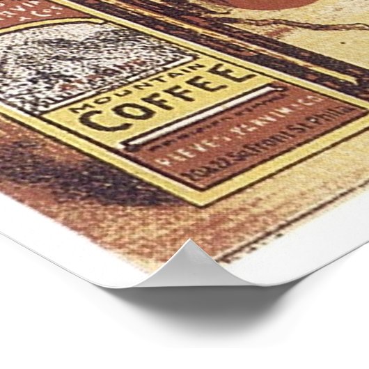 Reeves Parvin Strong Coffee Poster (Hoek)