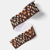 Reeve's Pheasant Brown Feather Design - Lint (Achterkant)