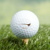 Reeves's fazant bird cartoon illustratie golfballen (Insitu Shirt)