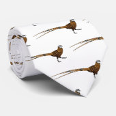 Reeves's fazant bird cartoon illustratie stropdas (Opgerold)