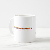 ReeZen AffordaBuds logo 11oz Ceramic Coffee Mok (Voorkant links)