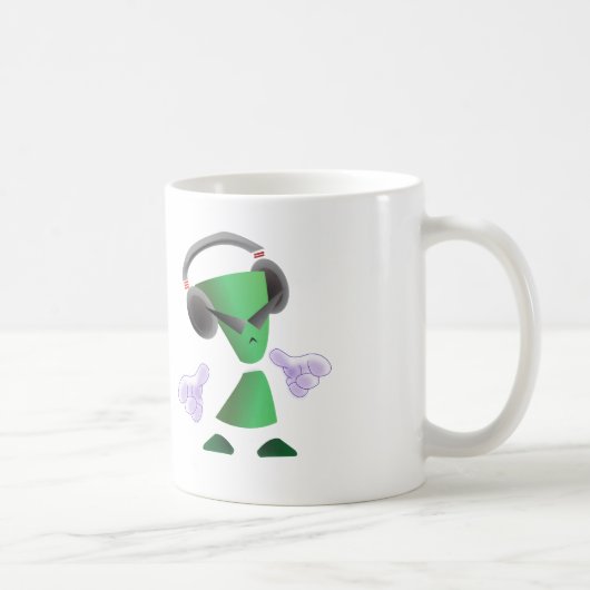 ReeZen AffordaBuds logo 11oz Ceramic Coffee Mok (Rechts)