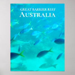 Ref Australië onder water Great Barrier Reef Poster