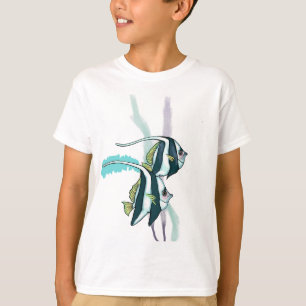 Ref. Bannerfish, striped Fish underwater Nautical T-shirt