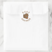 Ref. Engineer Ronde Sticker (Tas)
