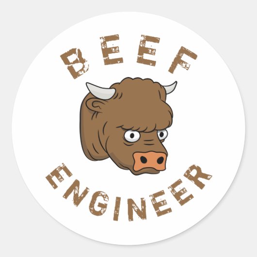 Ref. Engineer Ronde Sticker (Voorkant)