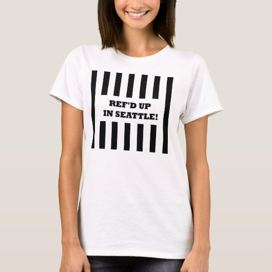 Ref. in Seattle met T-shirt voor vervangende refer (Voorkant)