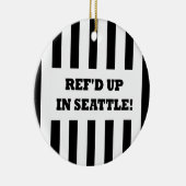 Ref. in Seattle met vervangende referenten Keramisch Ornament (Rechts)